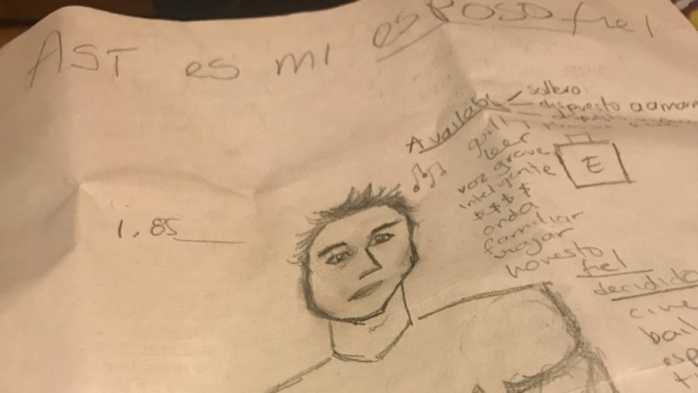 Dibujé a mi hombre ideal y 10 años después me casé con&nbsp;él